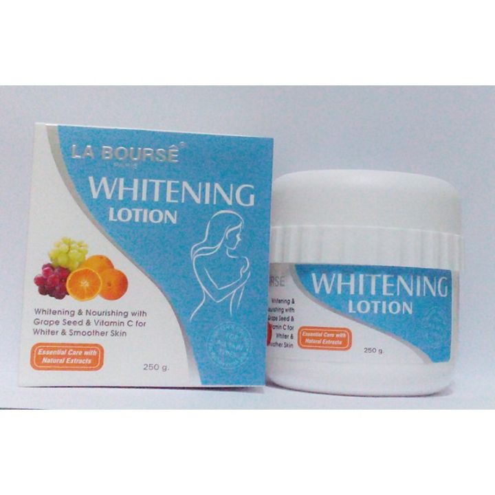 la-bourse-whitening-lotion-ลาบูสส์-ไวท์เทนนิ่ง-โลชั่น-ครีม-250-กรัม-โลชั่นบำรุงผิว-ลดความหมองคล้ำ-และ-ริ้วรอย