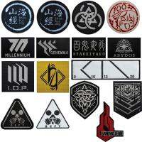 Blue Archive Patches Millennium Henna Trinity IR Reflective Anime Patch Girls Frontline Badges on Backpack Hook Loop Armband Haberdashery