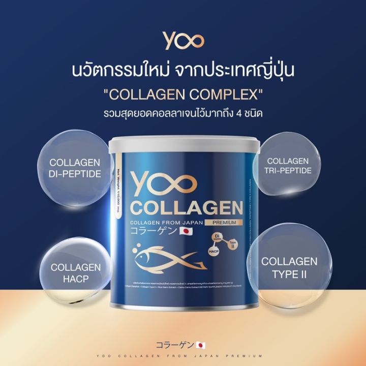 ยูคอลลาเจน-ของแท้-คอลลาเจน-บอยพิษณุ-yoo-collagen-คอลลาเจนผิวและสุขภาพ-1-กระปุก-110-กรัม