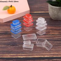 {Icc toy}4Pcs 1/12 Dollhouse Mini Fresh Keeping Box Lunch Model Kitchen Tableware Accessories For Doll House Decor Kids Toys Gift