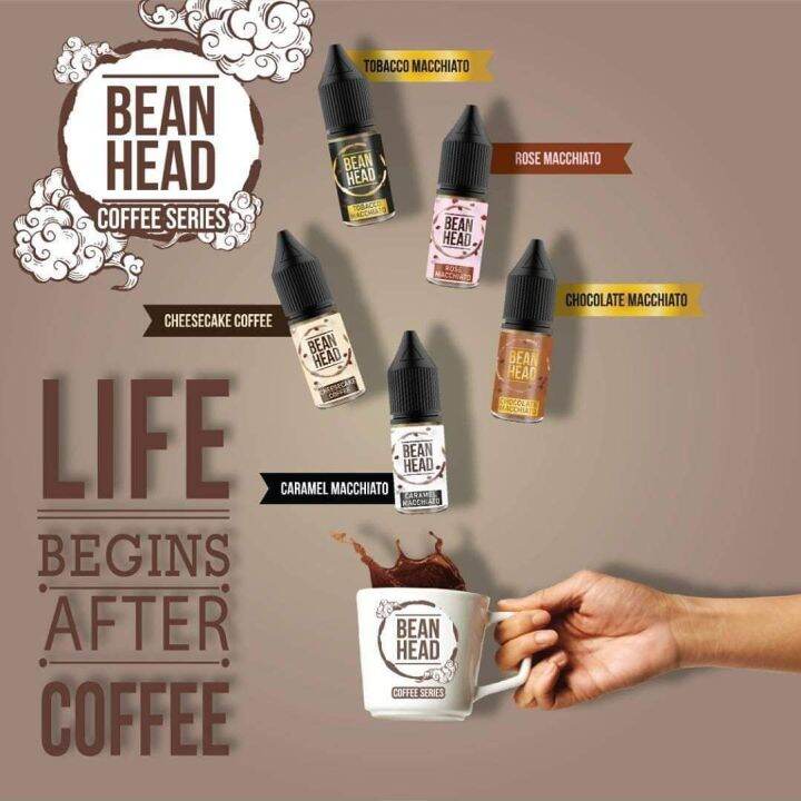 Original Bean Head Coffee Salt 10 ML !!! Ready Stock !! Ready Stock