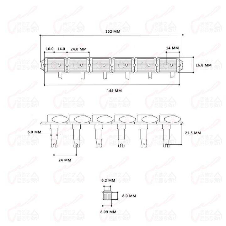 1ชุดหัวเครื่องผู้ปรับเครื่องยนต์กีตาร์สไตล์วินเทจ-r6-l6-kluson-สำหรับ-st-tl-ลูกบิดกีตาร์-kr-ต้นกำเนิด