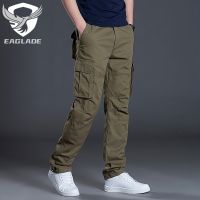 EAGLADE Cargo Pants For Men A1111 In Brown Loose