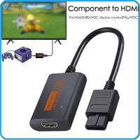 RJQFNG สำหรับ N64 ตัวแปลง HDTV อุปกรณ์เสริมเสริม สายเคเบิล HDMI เอาต์พุตสัญญาณ YPbPr N64ไปยัง HDMI ส่วนประกอบไปยัง HDMI