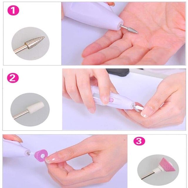 monja-grinding-manicure-pen-nail-art-grinding-manicure-pen-nails-care-trimmer-with-5-grinding-head-finger-drill-set-diy-tool