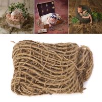 Baby  Photography Prop Chunky Burlap Layer Net Hessian Jute Backdrop Blanket Newborn Props Photo Props Studio Accesso Sets  Packs