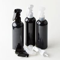 100ml 120ml 150ml Black Bottle with Trigger Sprayer Refillable Mist Spray Bottle for Cleaning Detergent 10pcs/lot P219