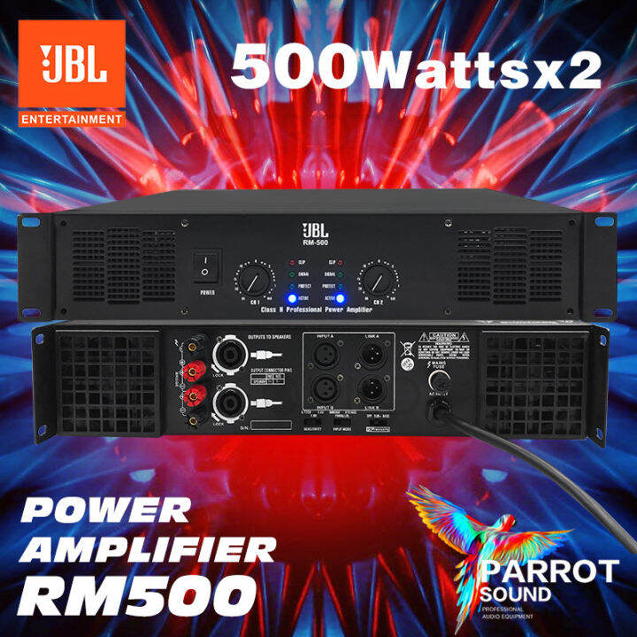 【COD】 JBL RM500 audio Power amplifier, connected to speakers 2 ohms 900