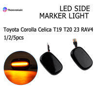 รถแบบไดนามิกเครื่องหมายไฟ LED ด้านข้างไฟเลี้ยวสัญญาณไฟสำหรับ Toyota Corolla Celica T19 T20 23 RAV4 Avensis Starlet Prius