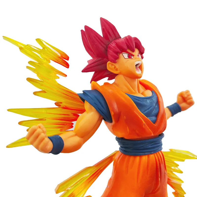 Dragon Ball Z by Toei Animation Co., Ltd. Super Saiyan Goku in Saiyan  Battle Armor PAN Animation Cel with Hand-painted Original Background  穿撒亞人戰鬥服的超級撒亞人孫悟空（移動定位