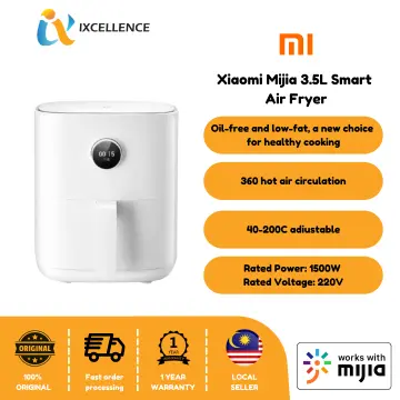 Xiaomi Mijia Smart Air Fryer 3.5L Large Capacity Without Oil Home French  Fries Machine Electric Deep Fryer APP & Voice Control