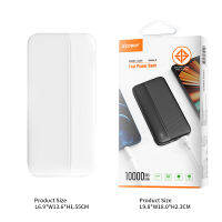 d-power แบตสำรอง รุ่น GC-58II 10000mAh ชาร์จเร็ว มีไฟบอกระดับเเบตฯ (มอก.2879-2560) รับประกัน 1 ปี