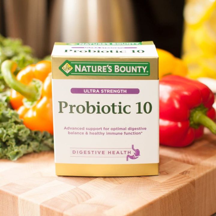 โปรไบโอติกส์-ultra-strength-probiotic-10-plus-inulin-60-capsules-natures-bounty