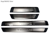 Stainless Steel Door Sills For Volkswagen VW Tiguan 2010 2012 2013 2014 2015 2016 Scuff Plate Protector Cover Trim Accessories