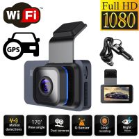 Car DVR WiFi Dash Cam 1296P Full HD Rear View Camera Mirror Loop Video Recorder Black Box GPS Auto Parking Monitor Night Vision