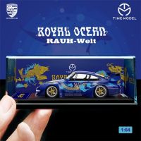 【Big-Sales】 Sarkar Express รูปแบบเวลา1:64 RWB 993 Royal Ocean Rauh-Welt รถโมเดล DieCast