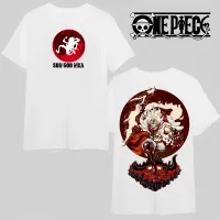 (พิมพ์พรีเมี่ยม)เสื้อยืดคุณภาพสูง One Piece กลองแห่งการปปล่อยจะดังขึ้นเมื่อเร็ว ๆ นี้ เสื้อยืดสุดหล่อ Munch D. Lufei เสื้อยืดคอตตอน