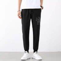 CODff51906at M-8XL Summer New Style Simple All-Match Sports Trousers Men Women Couples Trendy Hong Kong Loose Casual Ankle-Tie Sweatpants Outer Wear Basketball Pant