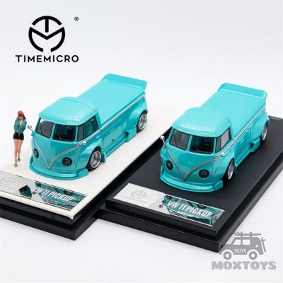 TIME MICRO 1:64 T1 Van Pickup Light Blue Diecast Model Car