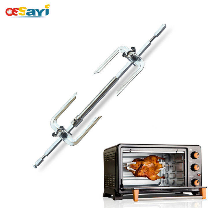 Stainless Steel Toaster Ovens Turkey Chicken Roaster Spit Rotisserie
