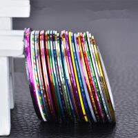 14pcs Fishing Line Tape Fly Tying Material Line Tape Glittering Holographic Kit Outdoor Random Color Tinsel Practical Fishing Lines