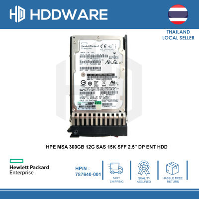 HPE MSA 300GB 12G SAS 15K SFF(2.5IN) HDD // J9F40A // 787640-001