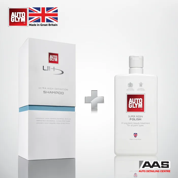 Autoglym Ultra High Definition Shampoo 1L. + Autoglym Super Resin