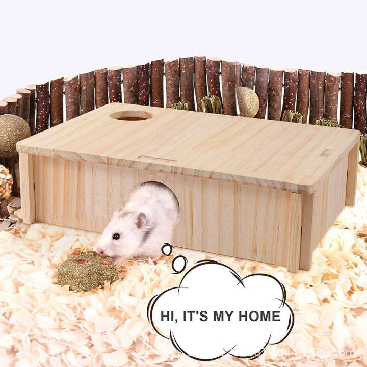 spot-parcel-post-wooden-hamster-nest-djungarian-hamster-six-bedroom-hiding-nest-maze-multi-grid-wooden-wooden-small-toy-nest