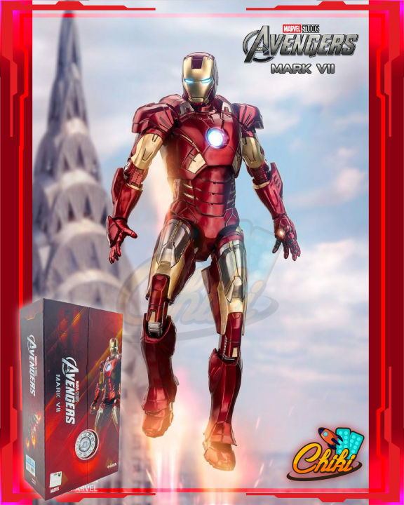 โมเดล-ไอรอนแมน-เวอร์ชั่น-2021-งานแซดดีทอย-model-iron-man-mark-7-pvc-figure-ฟิกเกอร์พีวีซี-สูง-18-ซม