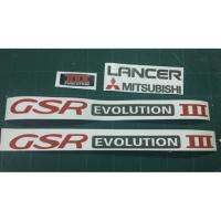 ( Promotion+++) คุ้มที่สุด สติ๊กเกอร์ชุด GSR Evolution 3 ราคาดี สติ ก เกอร์ ติด รถ สติ๊กเกอร์ ออฟ โร ด สติ ก เกอร์ ข้าง รถ กระบะ สติ ก เกอร์ ข้าง รถ สวย ๆ