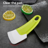 New Pan Cleaning Scraper Silicone Kitchen Spatula Cake Baking Pastry Tools Dirty Fry Pan Dish Pot Cleaning Brush Washing Scraper