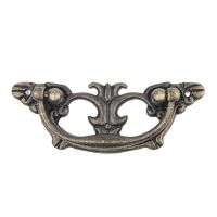 Bronze 82x30mm Furniture Handle Desk Box Door Handle Antique Zinc Alloy Bat Pattern Drawer Handle