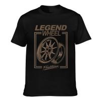 T-shirt เสื้อยืดลําลอง ลาย Legend Wheel Volk Rays Ce28 Jdm สีบรอนซ์ สําหรับผู้ชายS-5XL  VDT9