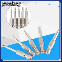 [Youpinzg] 5ชิ้น50มม. 1/4 "Hex Shank บิตไขควงสามเหลี่ยม