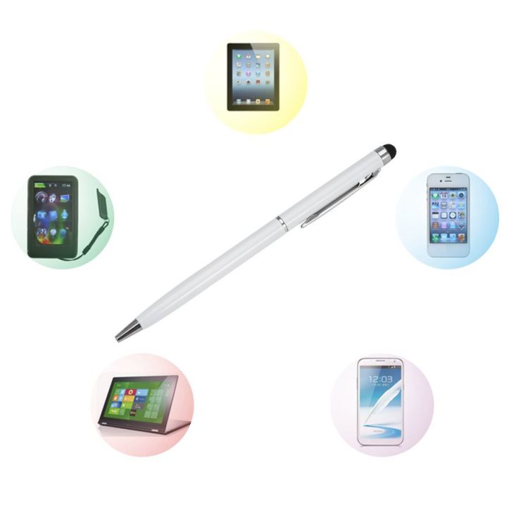 ปากกาทัชสกรีน-stylus-pen-2-in-1-ใช้ได้ทุกรุ่นระบบ-android-และ-ios-ปากกาทัชสกรีน-แท็บเล็ตพีซีความจุปากกาสมาร์ททัชสกรีนปากกาโทรศัพท์มือถือ