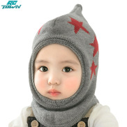 Baby Boys Girls Winter Hat Earflap Hat With Scarf Toddler Knitted Beanie
