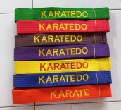 Đai Màu Thêu Karatedo