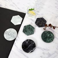 【CW】 Luxury Marble Coaster Drink Cup Dining Table Placemat Decoration 1PCS