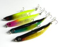 Big Sale 4pcs Fishing Lure Bent Minnow Lure Artificial Hard Plastic Lure Crankbait 3D Fish Eyes Pesca Fishing Tackle 9cm 8.2g