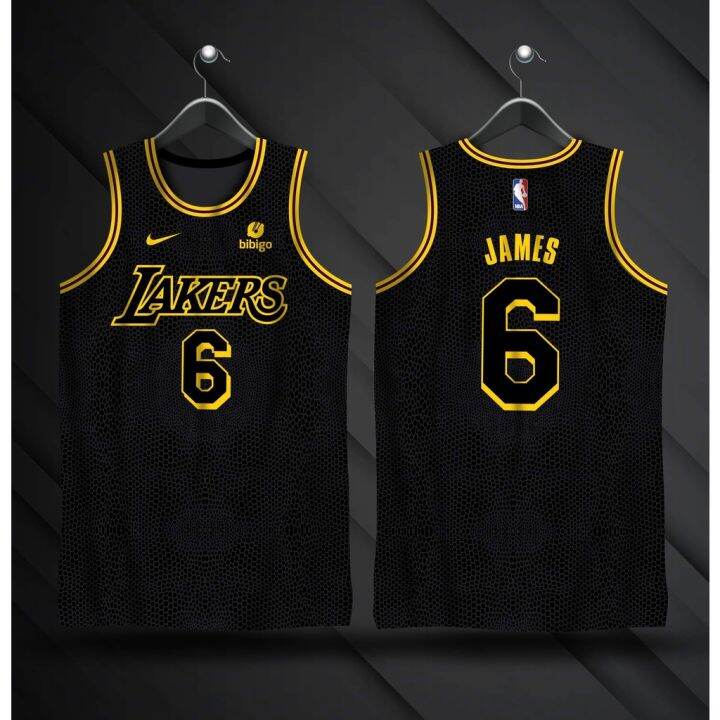 Basketball Jersey Plain for Men Oversized Los Angeles LAKERS X BIBIGO