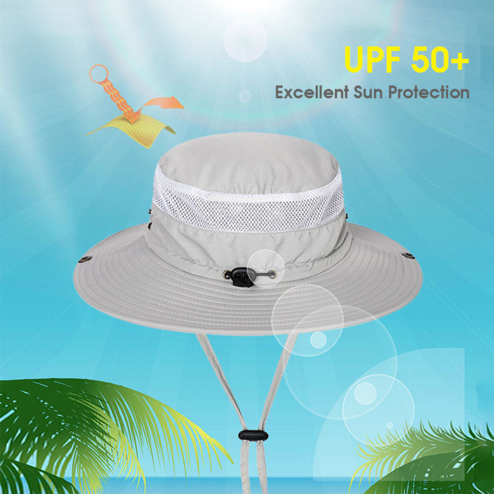 uv-protection-sun-hat-breathable-quick-dry-หมวกตกปลาสำหรับผู้ชายผู้หญิง