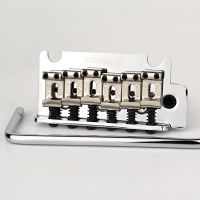 Wilkinson WOV05 Chrome Silver Licensed 2 Point Vintage Type Electric Guitar Tremolo Bridge For Strat And Suhr Guitar