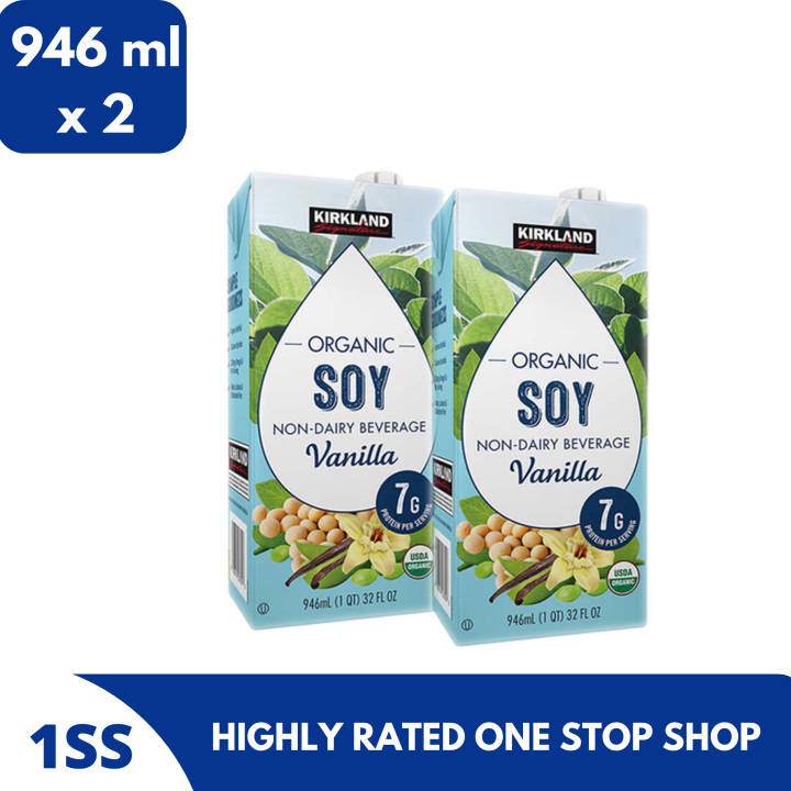 Kirkland Signature Organic Vanilla Soy Milk, 946ml set of 2 Lazada PH