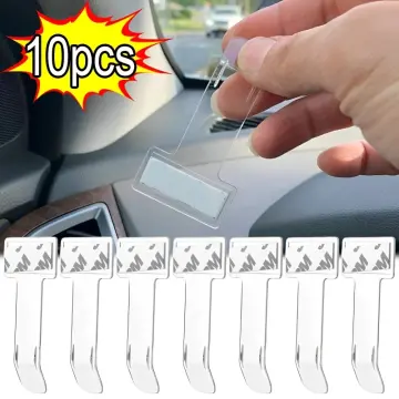 One-piece Car Styling Parking Ticket Clip Auto Fastener Card Bill Holder  Mount Fastener Organizer Windshield Stickers - AliExpress