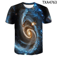 ใหม่ฤดูร้อน S tarry Sky 3D เสื้อยืดลำลองผู้หญิงผู้ชายเด็กแขนสั้นชายหญิงพิมพ์เสื้อยืดอะนิเมะการ์ตูนท็อปส์ประเดิม