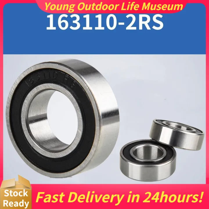 【Hot Sale】2Pcs Bike Bicycle Hub Bottom Bracket Bearing 163110 2RS ...