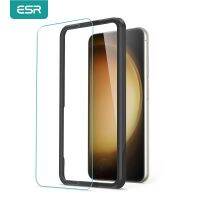 ESR สำหรับ Galaxy S23ป้องกันกระจกเทมเปอร์สำหรับ Galaxy S23 Plus ความคมชัดระดับ HD ความไวต่อการแตกกระจก