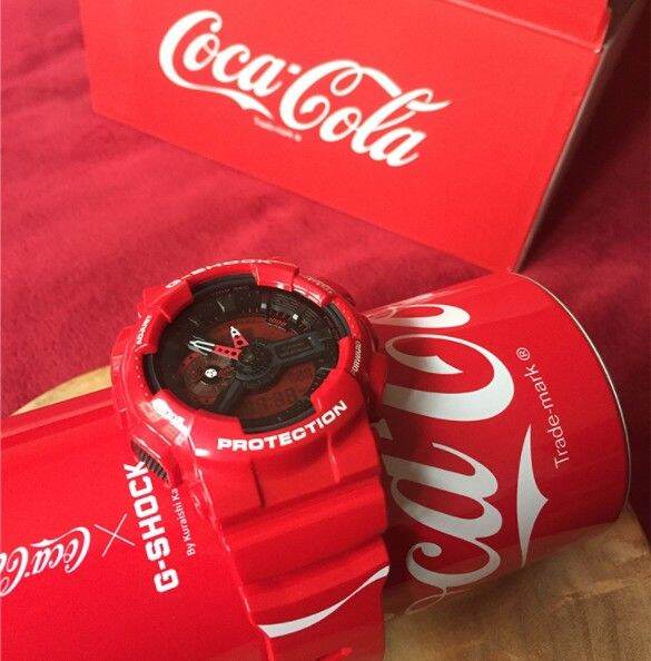 พร้อมส่ง-นาฬิกาข้อมือผู้ชาย-digital-g-shock-x-coca-cola-รุ่น-ga-110coca19-4prc-นาฬิกา-นาฬิกาข้อมือ-นาฬิกากันน้ำ-สายเรซิน