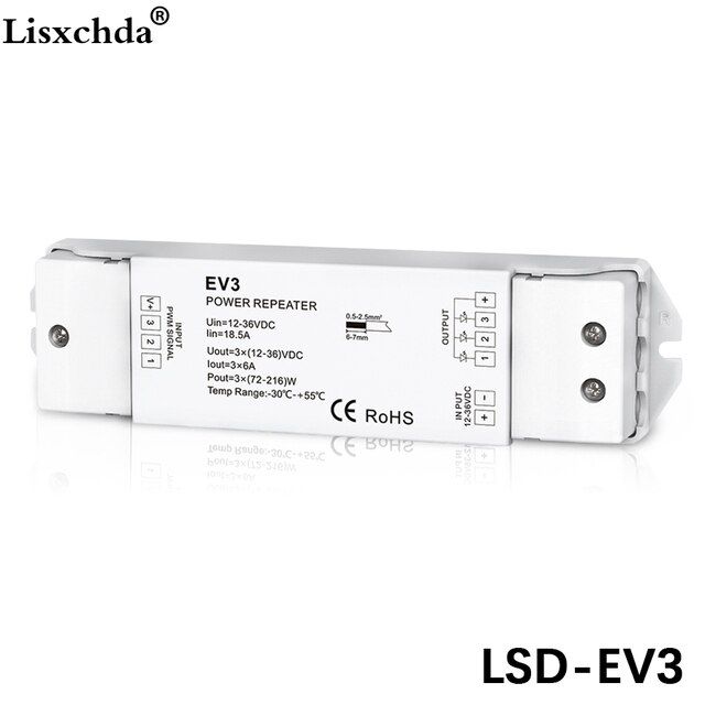 ไฟ-pwm-led-เครื่องขยายเสียงแรงดันไฟฟ้าคงที่-ev4-ev3-ev1-dc5-36v-สำหรับ1ch-led-3ch-หลอดไฟโคมไฟแถบไฟ4ช่อง