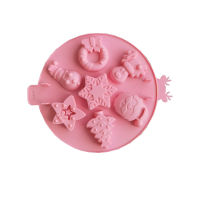 7 Schimmel Mini Hars Decoratie Mallen Desserts Handgereedschap Cake Cakevorm Silicone Kerst